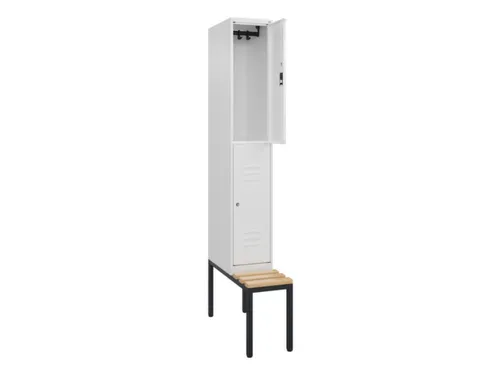 Dubbeldekse dekenkist,HxBxD 2120x300x815mm,1x2vak.,vak B 300mm
