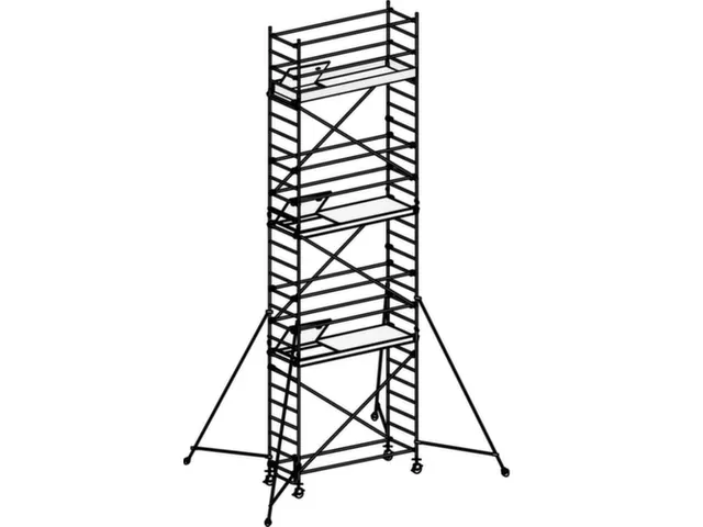 rolsteiger,reik H 8,4m,steiger H 7,64m,3platform(s),m. luik