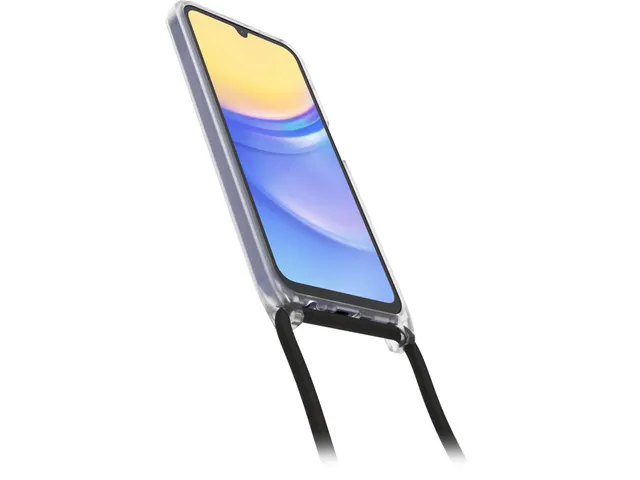 React Necklace Hoesje met koord Galaxy A15 4g/A15 5g Transparant