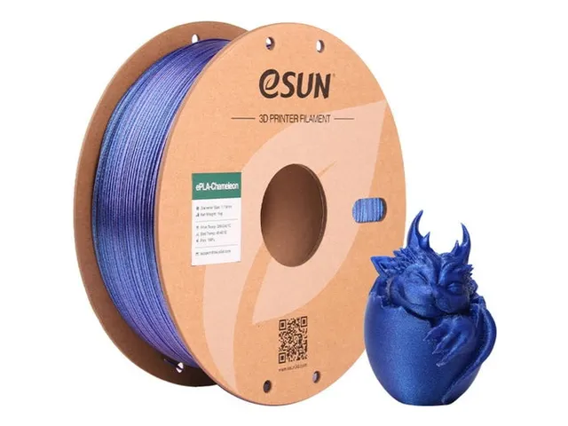 eSUN 3D printer Filament ePLA Chameleon 1,75mm Galaxy Blauw 1kg