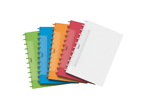 Cahier Adoc A4 carreau 4x8mm 144 pages 90g PP assorti
