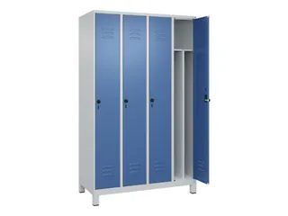 locker voor scheiding van kleding,HxBxD 1950x1200x500mm,4vak - 2