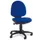 Bureaustoel,Permanentcontactmechanisme,Zitting Stof Blauw