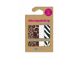 Hobbypapier Décopatch 30x40cm set à 4 vel thema dierenhuid