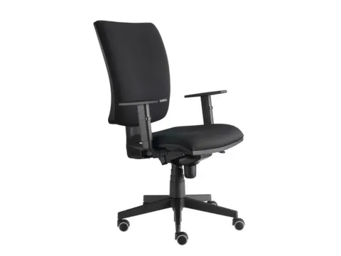 Bureaustoel Solid met armleuningen Zwart