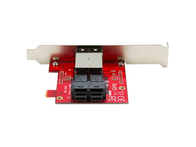 Mini-SAS adapter - dual SFF-8643 naar SFF-8644