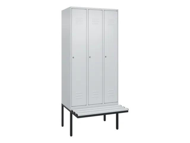 locker voor scheiding van kleding,HxBxD 2120x900x815mm,3vak
