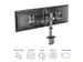 Monitorarm ACT office 2 schermen zilver