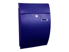 Wandbrievenbus Geronan Blauw Staal