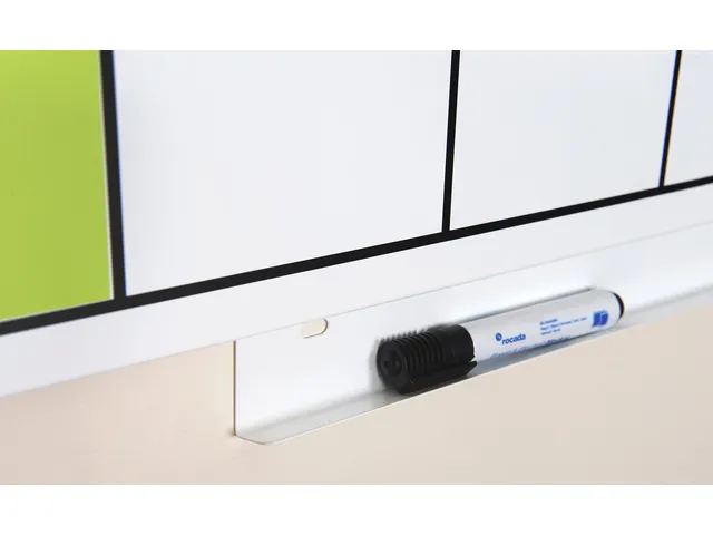 Whiteboard Rocada Skinplanner 75x115cm wit gelakt