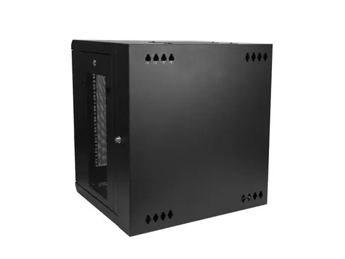 4-post 12U wandmonteerbare netwerkkast 19'' vergrendelbare patchkast