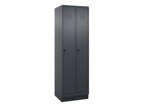 locker voor scheiding van kleding,HxBxD 1950x600x500mm,2vak