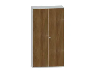 Kantoorkast 1920x1000x430mm Decor Romp Lichtgrijs Decor Front Noten - 1