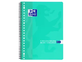 Collegeblok Oxford School Scribzee A4 23-Gaats Ruit 10Mm 80Vel Assorti - 8