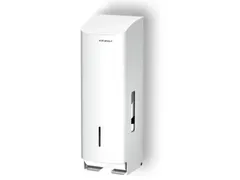 toiletpapierdispenser,HxBxD 377x117x130mm,v. 3rol(len),behuizing RVS