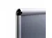 Cadre clipsable standard 70x100cm Coins biseautée Argent 25mm