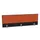 opzetpaneel,v. bureau,aanbouw achter,B 1800mm,CC-zwart,BN3012-oranje