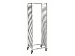 dienbladwagen,draagverm. 150kg,36etage(s),Dienbladschap,zilverkleurig
