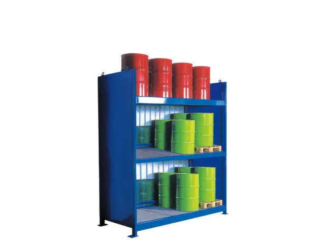 Vatencontainer 3630x3130x1390mm 30x200l 3 Vakniveaus Opvangbak 650l