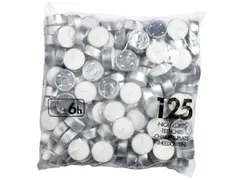 Home Professionele Theelichten 6 uur Wit 6 zak x 125 stuks
