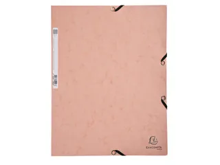 Elastomap Exacompta Aquarel A4 3 kleppen 400gr glanskarton roze - 1