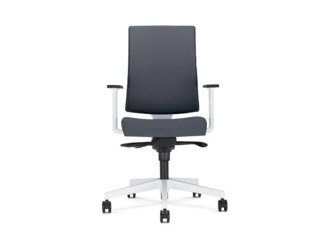 Siège de bureau pivotant Navigo H 410-540mm anthracite/blanc