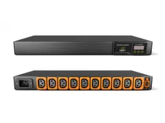 Vertiv UI10016L, Basis, 1U, Horizontaal, Zwart, 10 AC-uitgang(en), - C