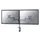 Monitorarm FPMA-D1330D 2 Schermen tot 27 Inch Klem en doorvoer Zilver