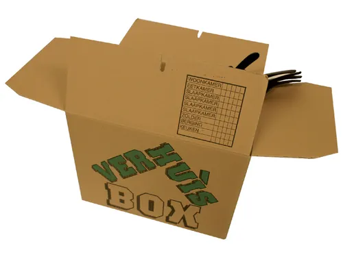 Verhuisdoos CleverPack bedrukt 480x320x360mm pak à 25 stuks