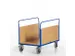 chariot à ridelles longitudinales,force 600kg,plateau Lxl 1200x770mm
