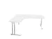 bureau in vrije vorm,HxBxD 740x1800x1600mm,vrije vorm,Bl-wit