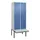 locker met bank,HxBxD 2120x800x815mm,2vak,vak B 400mm,draaigrendel