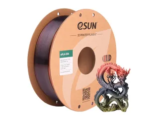eSUN 3D printer Filament ePLA-Silk 1,75mm Rainbow Morning Glow 1kg - 1
