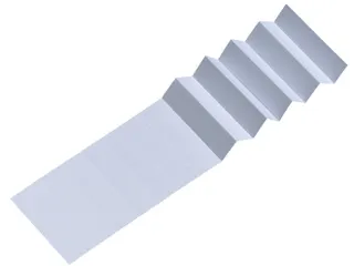 Ruiterstrook A5847-0 Wit