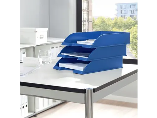 Brievenbak Leitz 5227 Plus standaard blauw A4