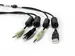 Vertiv Avocent CBL0131, 3 m, USB, USB, USB, 1-USB, 1-3.5mm, 1-USB, 2-3