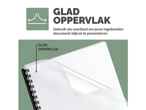 Voorblad Fellowes A4 Pvc 300 Micron