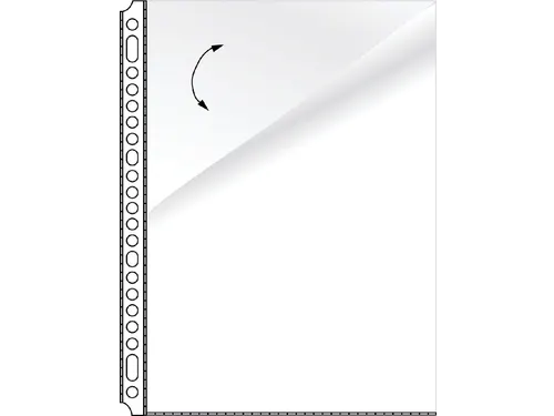 Showtas Kangaro A4 23-Gaats Pp 0.18mm Glad 2 Zijden Open