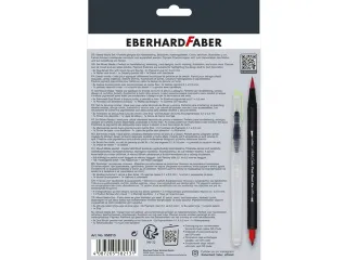 Mixed media set Eberhard Faber 13-dlg 8x duo brush/fineliner, 2x pigme - 2