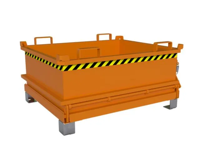 mini-bodemklepcontainer,HxLxB 625x1000x1200mm,0,37m³,inrijbeugel,staa