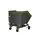 Kiepwagen voor spaanders,HxLxB 1290x1420x1340mm,1m³,draagverm. 300kg