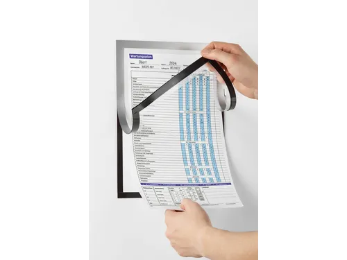 Durable 4989 Duraframe magnetic Note A4 Zilver