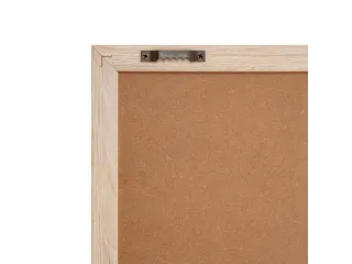 Letterbord Zwart 40x60cm licht houten frame - 7