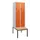 Dubbeldekse dekenkist,HxBxD 1950x600x815mm,2x2vak.,vak B 300mm