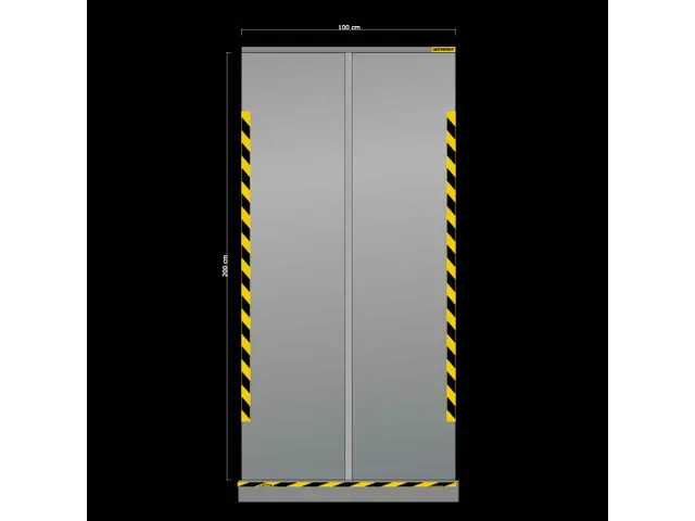 Ecran enroulable transparent 1000mm