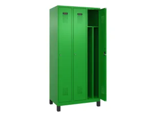 locker voor scheiding van kleding,HxBxD 1950x900x500mm,3vak - 1