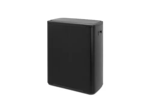 Afvalbak Bo Touch Bin 2x30 Liter Mat Zwart