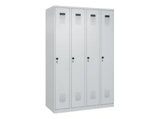 locker,HxBxD 1850x1200x500mm,4vak,vak B 300mm,draaigrendel - 3