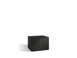 tekeningenkast,HxBxD 760x1100x765mm,romp RAL7021,front RAL3003