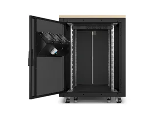 APC NetShelter CX AR4017IA - 17U, Geluiddempend en geventileerd 19 inc - 4
